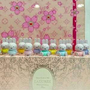 Set of 12 Miffy Tetrafitbits in Pastel Figurines Japan Mini Figures